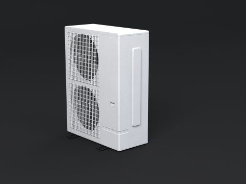 Pompe &agrave; chaleur &agrave; air Modèle 3D