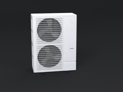 Pompe &agrave; chaleur &agrave; air Modèle 3D