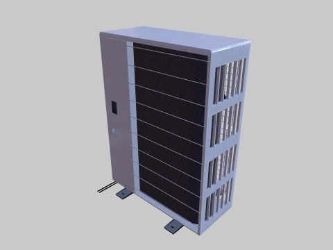 Pompe &agrave; chaleur &agrave; air Modèle 3D