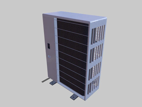 Air Heat Pump 3D Model