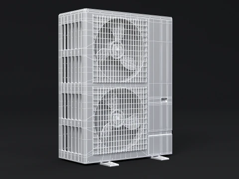 Air Heat Pump 3D Model