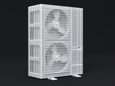 Pompe &agrave; chaleur &agrave; air Modèle 3D