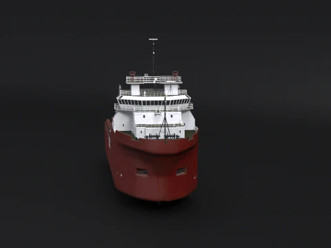 Anchor Handling Tug Supply Vessel 3D Model