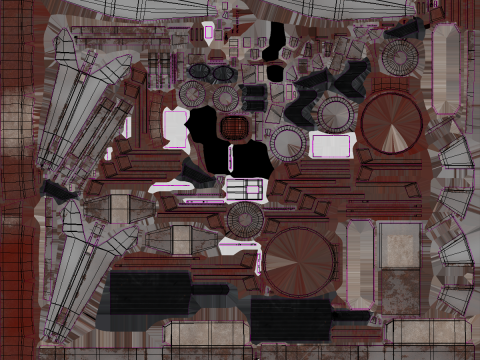 Nave da rifornimento per rimorchiatori per la movimentazione dell'ancora Modello 3D