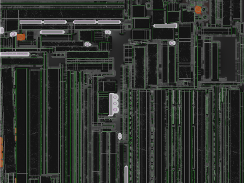 आर्टिकुलेटेड इलेक्ट्रिक फोर्कलिफ्ट 3D मॉडल