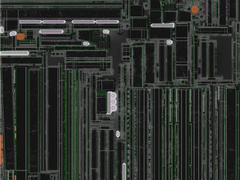 Carrello elevatore elettrico articolato Modello 3D
