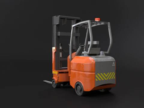 Carrello elevatore elettrico articolato Modello 3D