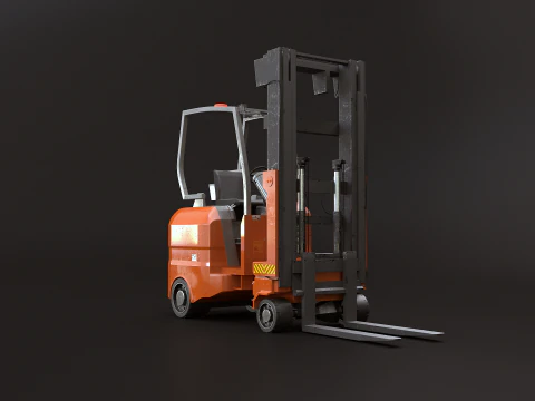 Carrello elevatore elettrico articolato Modello 3D