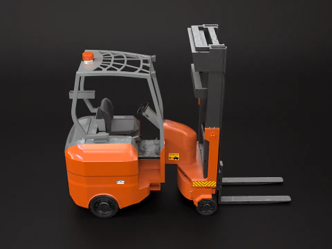 Carrello elevatore elettrico articolato Modello 3D