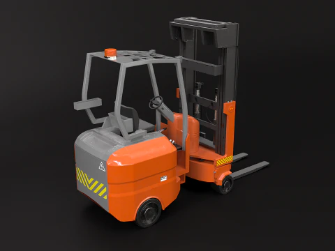 Carrello elevatore elettrico articolato Modello 3D