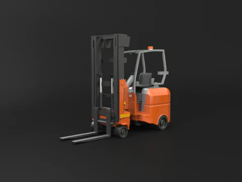 Carrello elevatore elettrico articolato Modello 3D