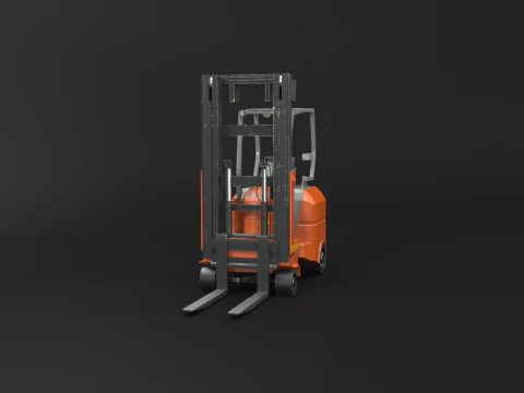 Carrello elevatore elettrico articolato Modello 3D