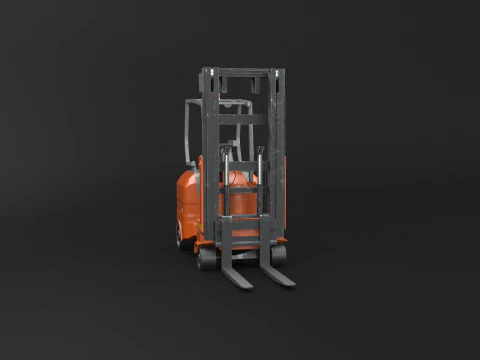 Carrello elevatore elettrico articolato Modello 3D