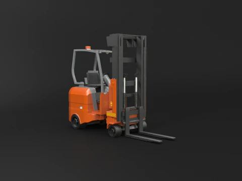 Carrello elevatore elettrico articolato Modello 3D