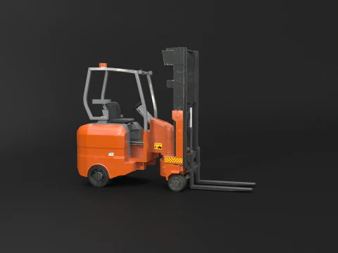 Carrello elevatore elettrico articolato Modello 3D