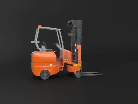 Carrello elevatore elettrico articolato Modello 3D