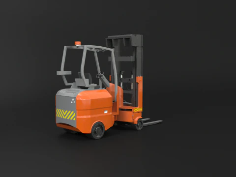 Carrello elevatore elettrico articolato Modello 3D