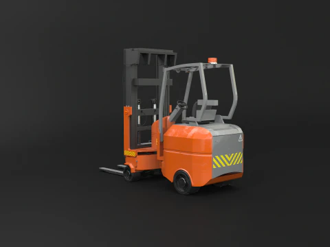 Carrello elevatore elettrico articolato Modello 3D