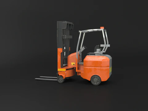 Carrello elevatore elettrico articolato Modello 3D