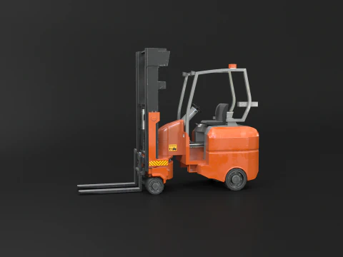 Carrello elevatore elettrico articolato Modello 3D