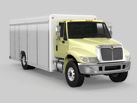 Camion per la consegna di bevande Modello 3D