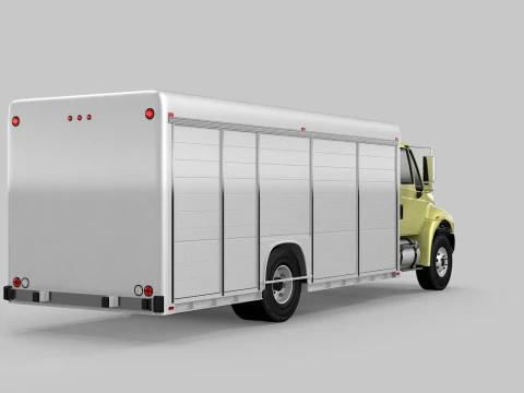 Camion per la consegna di bevande Modello 3D