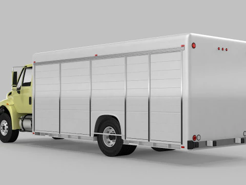 Camion per la consegna di bevande Modello 3D