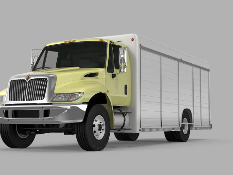 Camion per la consegna di bevande Modello 3D