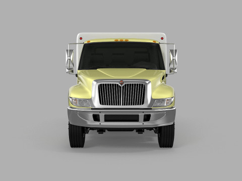 पेय पदार्थ डिलीवरी ट्रक 3D मॉडल