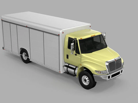 Camion per la consegna di bevande Modello 3D