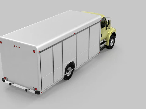 Camion per la consegna di bevande Modello 3D