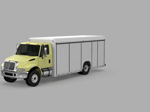 Camion per la consegna di bevande Modello 3D