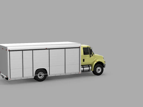 Camion per la consegna di bevande Modello 3D