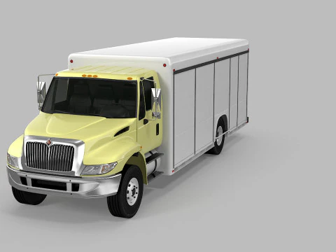 Camion per la consegna di bevande Modello 3D