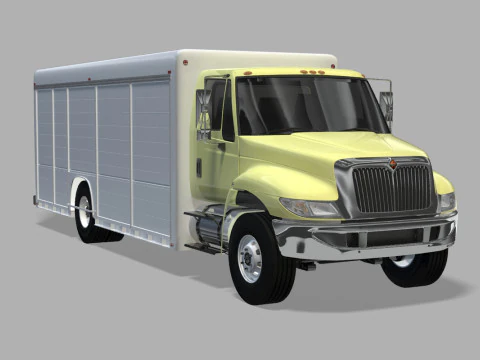 Camion per la consegna di bevande Modello 3D