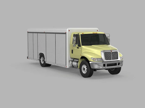 Camion per la consegna di bevande Modello 3D