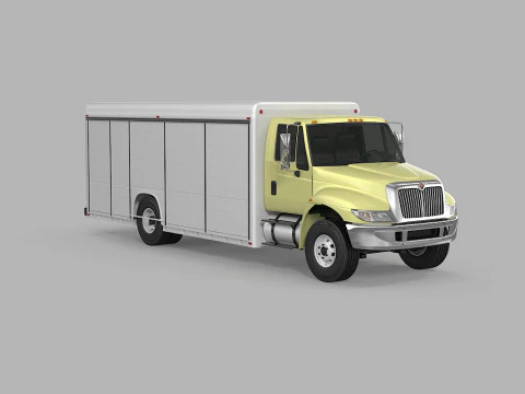 Camion per la consegna di bevande Modello 3D