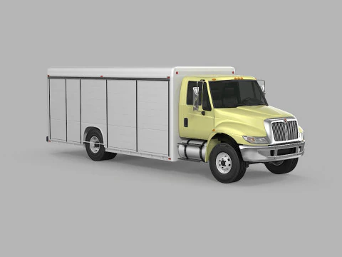 Camion per la consegna di bevande Modello 3D