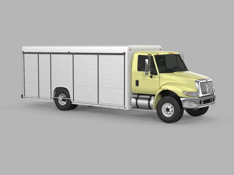 Camion per la consegna di bevande Modello 3D