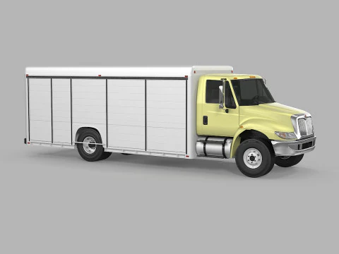 Camion per la consegna di bevande Modello 3D