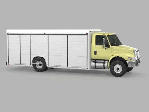 Camion per la consegna di bevande Modello 3D