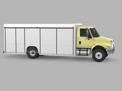 Camion per la consegna di bevande Modello 3D