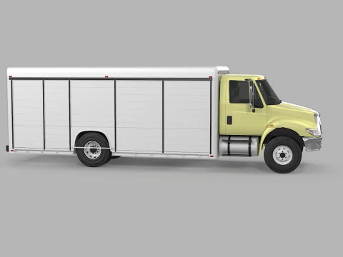 Camion per la consegna di bevande Modello 3D