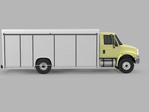 Camion per la consegna di bevande Modello 3D