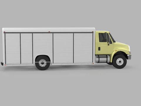 Camion per la consegna di bevande Modello 3D