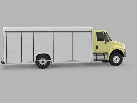 Camion per la consegna di bevande Modello 3D