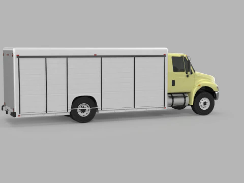 Camion per la consegna di bevande Modello 3D