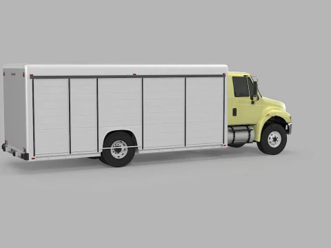 Camion per la consegna di bevande Modello 3D