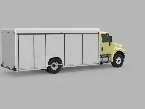 Camion per la consegna di bevande Modello 3D