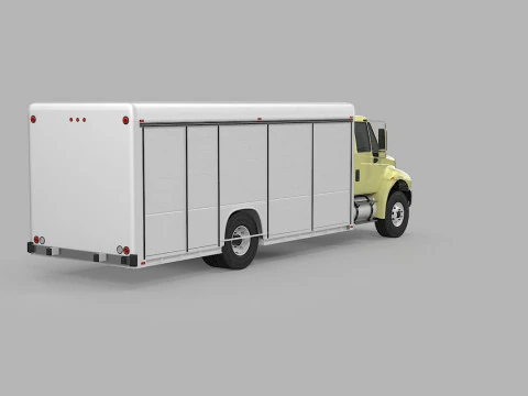 Camion per la consegna di bevande Modello 3D